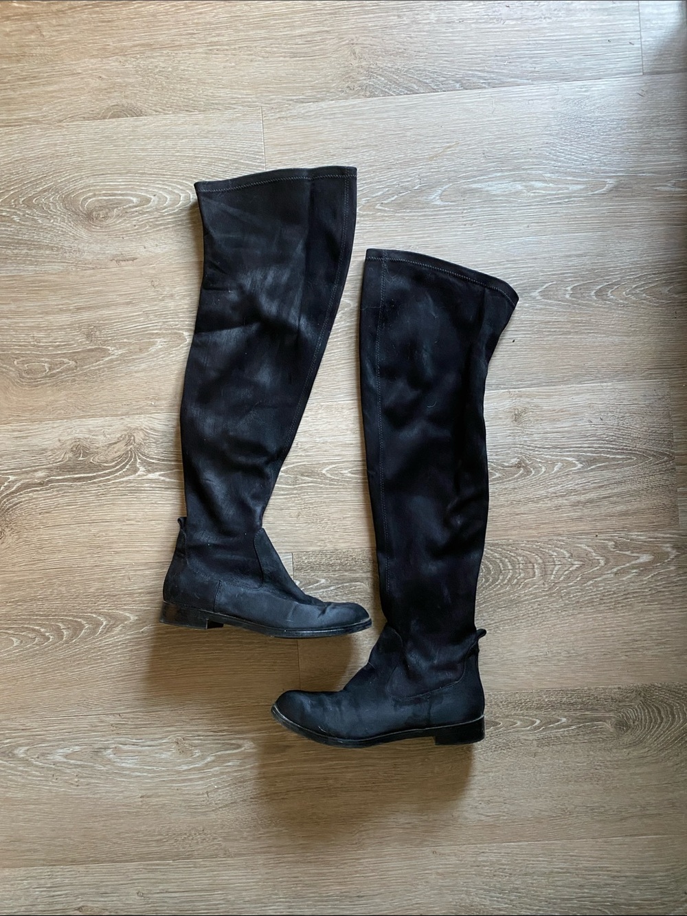 G.H. Bass & Co. Women's Black Over-the-Knee Riding Boots